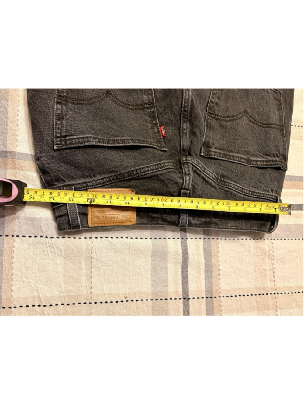 Levi’s 70s High Slim Straight Jeans Black Wash Size 27 High Rise - Picture 4 of 6